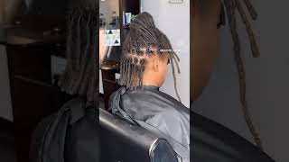 Transforming locs into a vibrant bob [upl. by Towne]