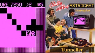 Tunneller by Astrogames Dale Low AstroBASIC gameplay for Bally ArcadeAstrocade [upl. by Dollar159]