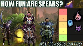 Guild Wars 2 Spears FUN Tier List [upl. by Jessalyn]