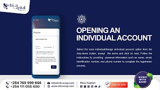 How to open an individual account at ETICA [upl. by Ecnerret]
