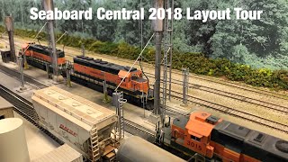 Seaboard Central 2018 Layout Tour [upl. by Richey]