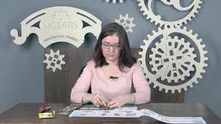 Ugears Hurdy Gurdy Model Kit Assembly Video [upl. by Ettenal]