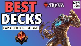 Metagame Breakdown Best MTG Explorer Best of One Decks [upl. by William561]