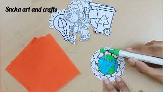 Happy Environment day Project Ideas  Environment day Craft [upl. by Natie945]