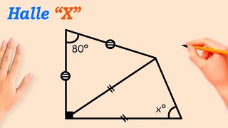 Hallar “x”  Ejercicios de TRIANGULOS NOTABLES explicado paso a paso [upl. by Armitage]