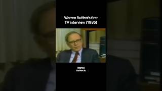 Warren Buffetts first TV interview [upl. by Elder]