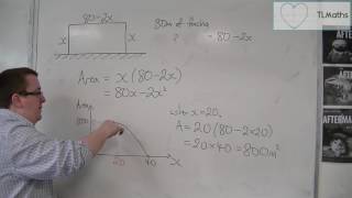 OCR MEI Core 2 801 Introducing an Optimisation Problem [upl. by Telocin3]