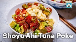 Hawaiian Shoyu Ahi Tuna Poke [upl. by Elvah]