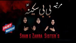 Marsiya  BiBi Sakina sa  Shan E Zahra Sisters  2017 [upl. by Mars538]