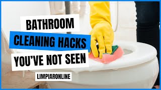 Bathroom Cleaning Hacks Youve Never Seen [upl. by Thia116]