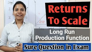 Chapter 34 Returns to Scale  Long Run Production Function Increasing Decreasing Returns to Scale [upl. by Torrey]