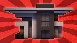 Minecraft How To Build A Small Modern House Tutorial 7 [upl. by Ynehpets]