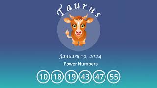 Taurus horoscope for January 19 2024 [upl. by Anuqahs]