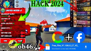 Free Fire Hack 2024  Free Fire mod menu hack  ffh4x injector 👽 United mods 👽ff mod menu download [upl. by Jessie]