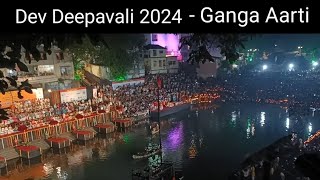 Dev Deepawali 2024s Ganga Aarti  MiniKashi Vishwanath in Mumbai Banganga  Walkeshwar Diwali [upl. by Mehalek129]