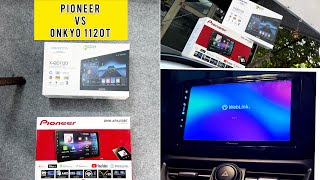 ONKYO 1120 VS PIONEER DMHAP6650BT  9 INCHES STEREO  Android Auto amp CARPLAY LICENSED  प्राइस 🤩 [upl. by Guthrey]