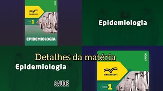 Epidemiologia saúde matéria do primeiro período faculdade Uniasselvi enfermagem EAD [upl. by Llednahs]