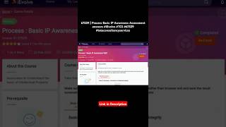 67539  Process Basic IP Awareness Assessment answers iEvolve TCS 67539 tataconsultancyservices [upl. by Buckley]