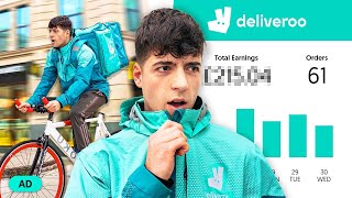 I Worked 12 HOURS for Deliveroo amp Made £ [upl. by Etnohc668]