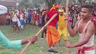 Ghosh der lathi khela  Anantapur Ghoshpara  kalipuja lathi khela  soupr khela  gorur marpit [upl. by Urial]