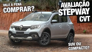 Avaliação  Renault Stepway CVT  automático  Ele é um SUV ou um Sandero bombado [upl. by Jeavons830]