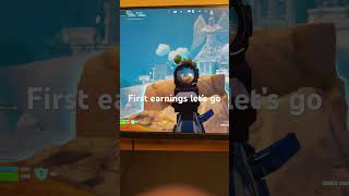 Making my first Fortnite earnings fortnite fortniterankedandhowitworks fortnitecompetitive [upl. by Muire]