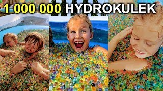 1 000 000 HYDROKULEK W BASENIE udało się mega efekt ORBEEZ BALLS IN THE POOL [upl. by Guinn]