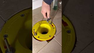 setting a toilet on a new flange extension kit like a real plumber [upl. by Erasme705]