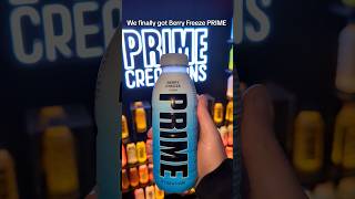 We finally got Berry Freeze PRIME Hydration ksi loganpaul drinkprime primehydration viral [upl. by Nolyarg]