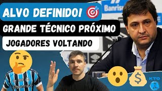 🚨ALVO DEFINIDO GRANDE TÉCNICO CHEGANDO  Jogadores VOLTANDO  Titular FORA DO GAUCHÃO por lesão [upl. by Anetsirhc]