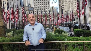 Blendi Fevziu  dikur emigrant sot eshte pronari i 11 Restoranteve njeri ne Rockefeller Center [upl. by Apfel777]