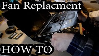 Toshiba Satellite P755 Fan Replacement  How To [upl. by Aridatha]