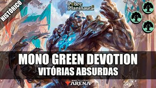 Get Big Quick  Mono Green Devotion  MTG Arena Explorer [upl. by Annmaria]