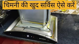 How To Self Service Kitchen Chimney  Faber Auto Clean Kitchen Chimney [upl. by Siravart]