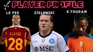 PIOTR ZIELIŃSKI TO INTER ENZO LE FÉE TO ROMA amp KHÉPHREN THURAM TO JUVE  SCOUT REPORTS📊⚽️ [upl. by Armington]