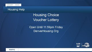 DHA opens Housing Choice Voucher lottery today [upl. by Jena]