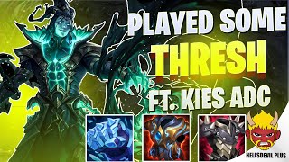 I Played Some Thresh Support Ft Kies ADC  Wild Rift HellsDevil Plus Gameplay [upl. by Markiv974]