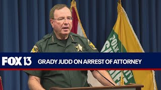 Sheriff Grady Judd Polk County attorney arrested for theft of over 100k [upl. by Nwahc188]