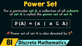 Power Set [upl. by Branscum487]