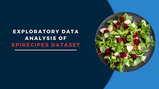 Exploratory Data Analysis on EpiRecipes Dataset [upl. by Orest]