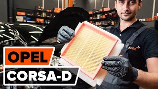 Wie OPEL CORSA D Luftfilter wechseln AUTODOC TUTORIAL [upl. by Lhok]