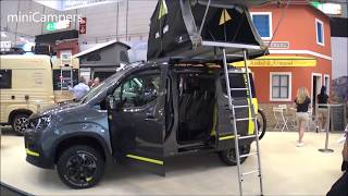 Small Camper 2019  Peugeot Rifter 4x4 [upl. by Bein]