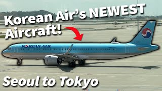 Korean Airs AMAZING Economy Class Seoul to Tokyo on an A321 Neo [upl. by Ernaldus]