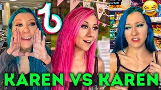 Snerixx KAREN vs KAREN Tiktok compilation 😂 [upl. by Cloutman]