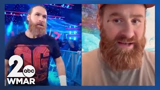 WMAR sits down with WWE superstar Sami Zayn [upl. by Sucramal]