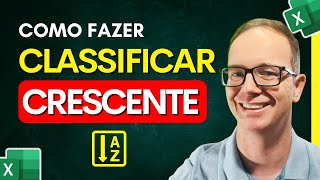 Como Colocar em Ordem Crescente ou Decrescente uma tabela no excel  ordem alfabética [upl. by Nortna]