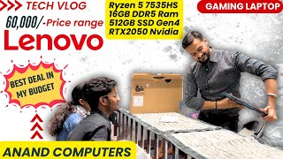 Lenovo Ideapad gaming 3  Ryzen 5 7535HS with RTX2050 nvidia  Gaming laptop Unboxing and review [upl. by Gianna]