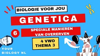 4 vwo  Genetica  6  Speciale manieren van overerven [upl. by Anitnatsnok]