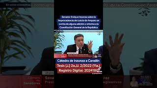 ReformaJudicial  Cátedra del Senador Enrique Inzunza a Ricardo Anaya Canallín [upl. by Fraya]