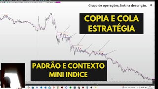 Estratégia mini indice para copiar contexto e padrão mercadofinanceiro [upl. by Arayc]